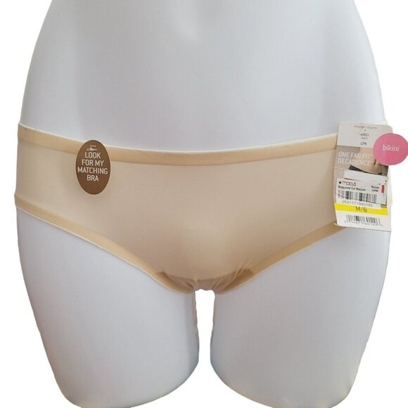 Maidenform Sz 6 Med One Fab Fit Decadence Bikini Panty 40021 Sheer Disc VHTF - Picture 1 of 7